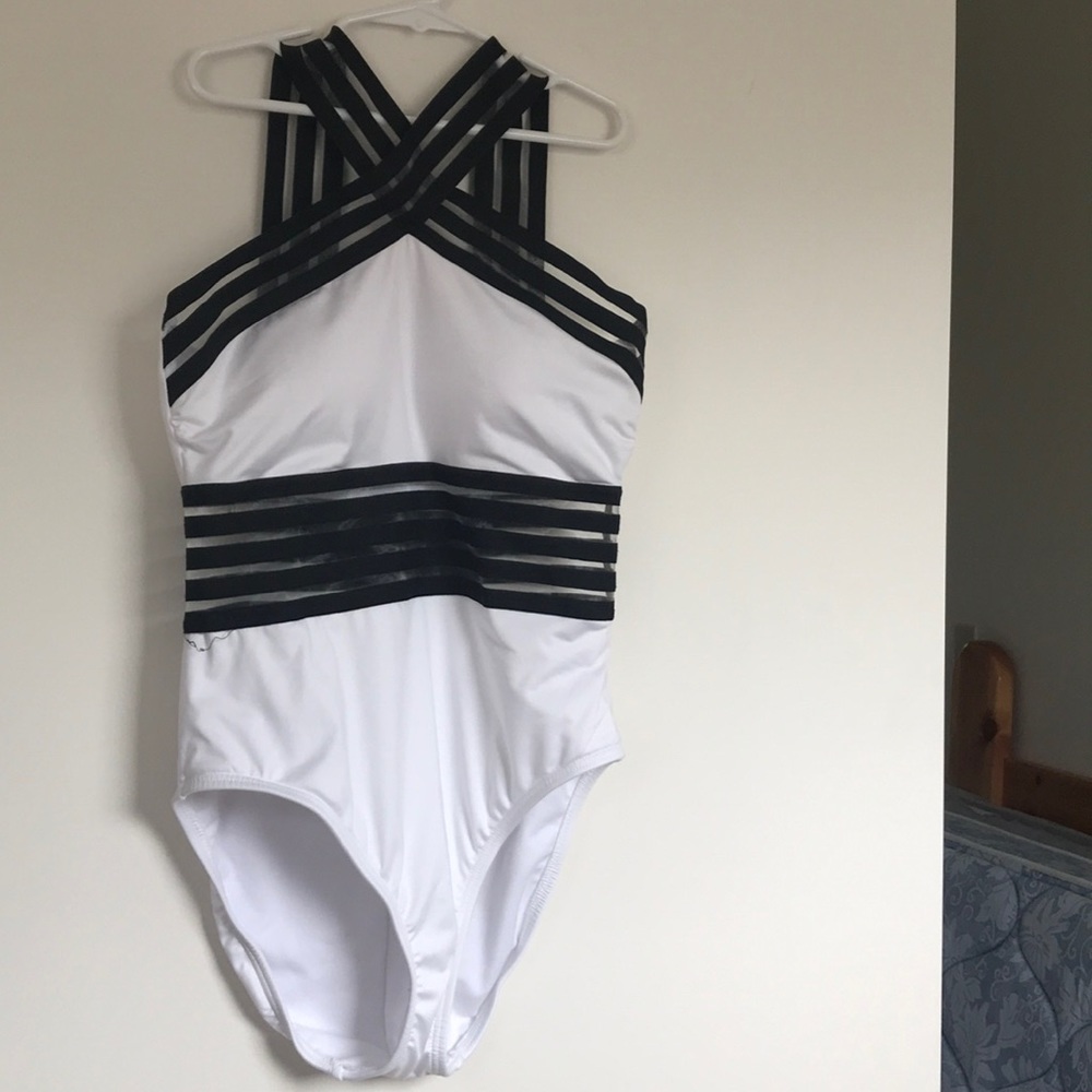 One Piece With Sheer